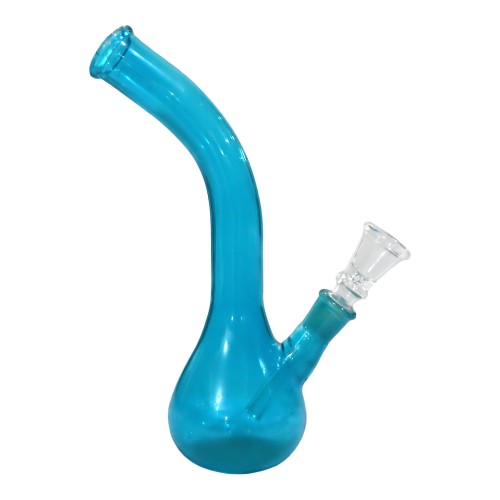 8 Inch 25mm Bend Glass Ice Bong Spray Color