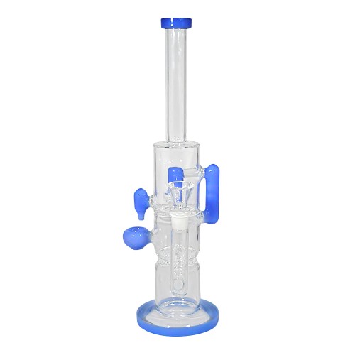 16 Inch Shower With Honeycomb Recycle Glass bong