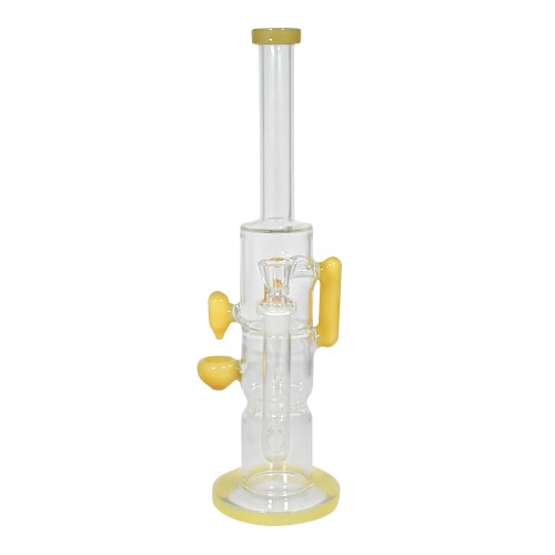 16 Inch Shower With Honeycomb Recycle Glass bong