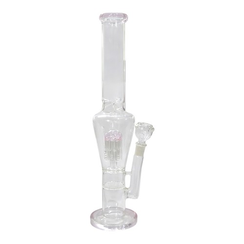 18 Inch Color Conical Bowl Chamber With Honey Comb Glass Bong
