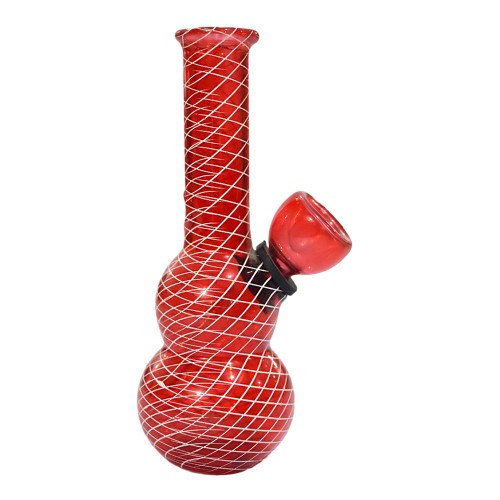 4 Inch Color Glass Jali Bong