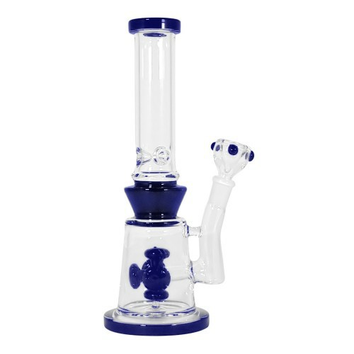 10 Inch  Diffuser Glass Ice Bong