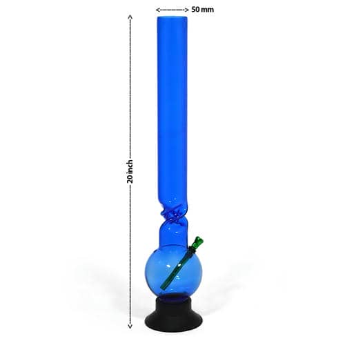 Acrylic Ice Bong With Attractive Design And Solid Colors(20 Inch 50mm)