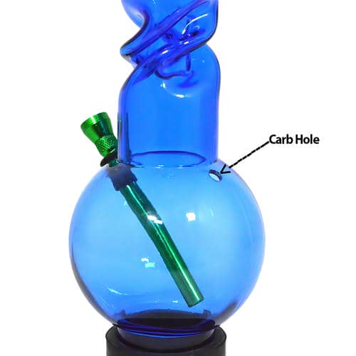 Acrylic Ice Bong With Attractive Design And Solid Colors(20 Inch 50mm)