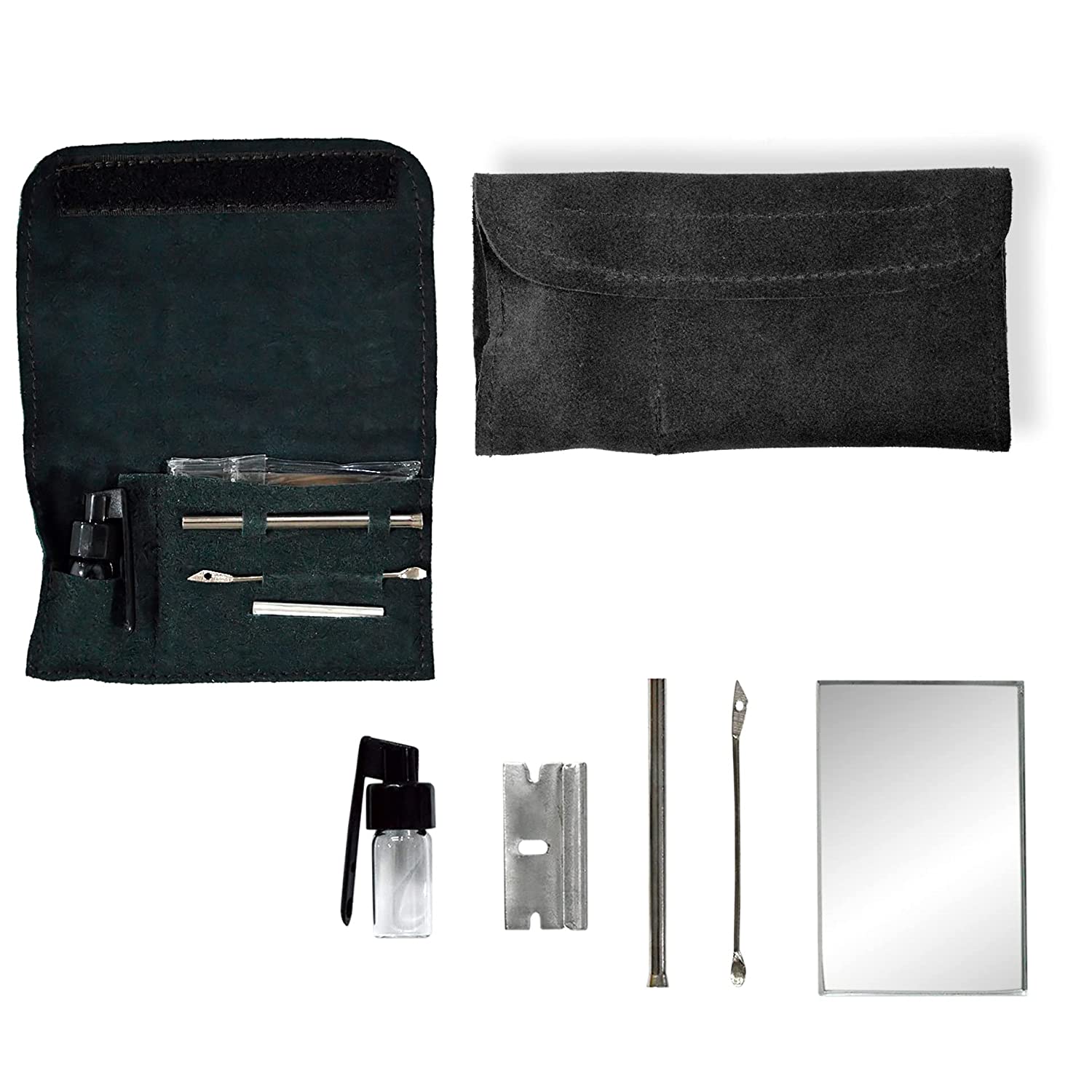 Soft  Leather Pouch Snuff Kit 