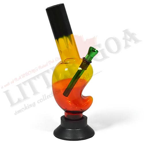 8 inch  Mango Design  Acrylic Bong