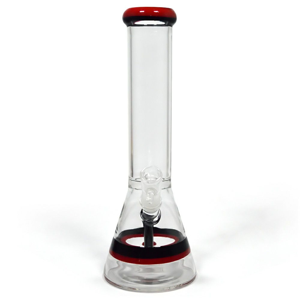 12 Inch Color Ice Glass Conical Bong 