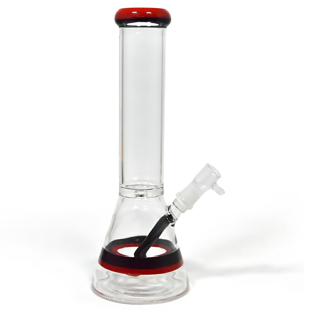 12 Inch Color Ice Glass Conical Bong 