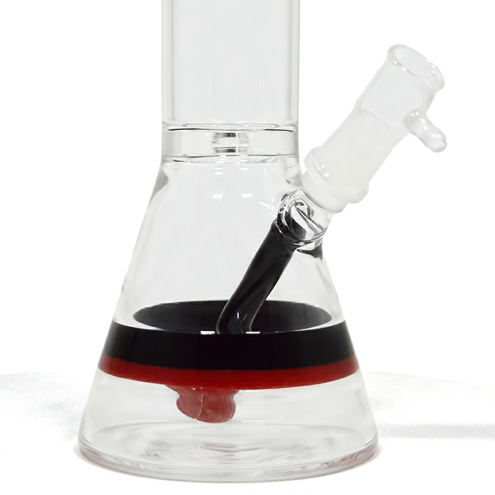 12 Inch Color Ice Glass Conical Bong 