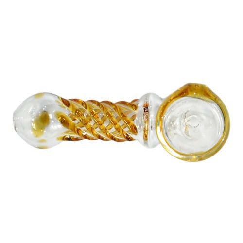 9 CM Transparent Color Glass Pipe