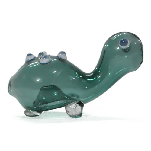 6 Cm Duck Design Color Figure Glass Pipe