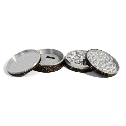  Aluminum Herb Grinder Marble Design ( 100 mm 4 Part )