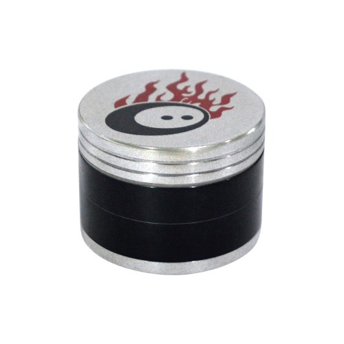 Metal Herb Grinder (50mm 4 Part Color Sticker Design)