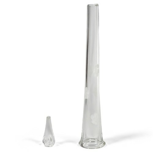 6 Inch Transparent Glass Chillum