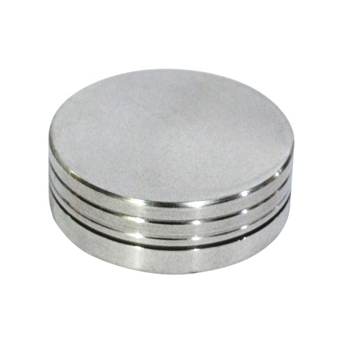 Metal Herb Grinder (80mm 2 Part, Silver Color)