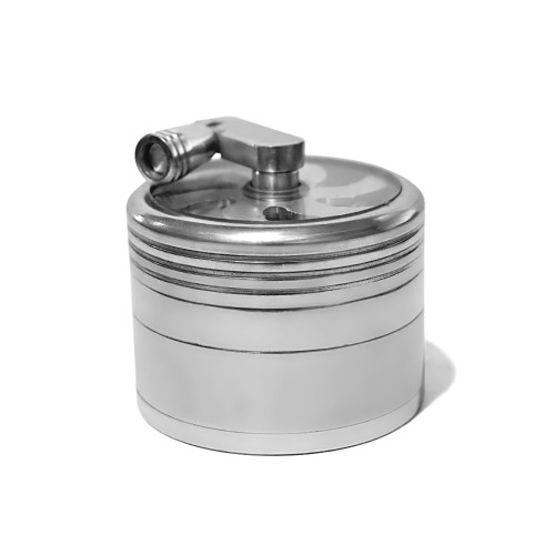 Metal Herb Grinder with Handle (4 Part 56mm)