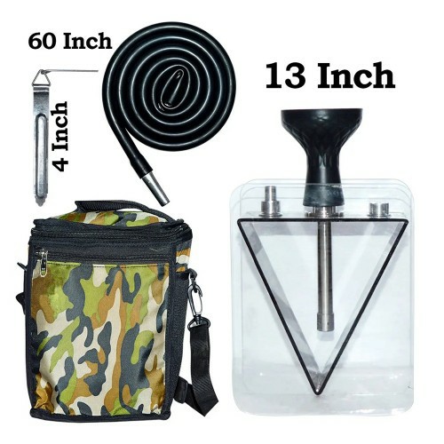 13 Inch New Design Acrylic Small Hookah With Bag