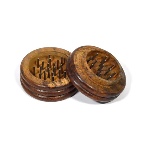 Wooden Herb Grinder (50mm 2 Part)