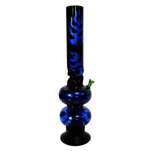 Acrylic Ice Bong (16 Inch 50mm Double Bowl)