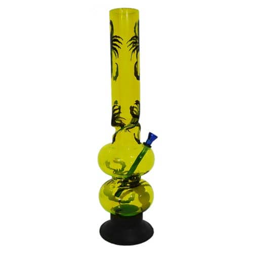 Acrylic Ice Bong (16 Inch 50mm Double Bowl)