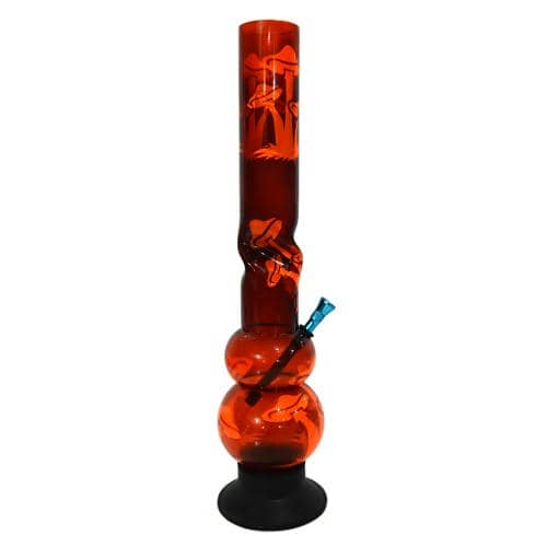 Acrylic Ice Bong (16 Inch 50mm Double Bowl)