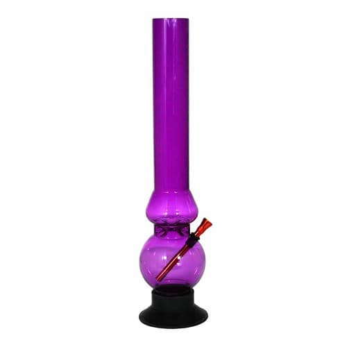 Plain Acrylic Ice Bong (16 Inch 50mm Single Bowl)