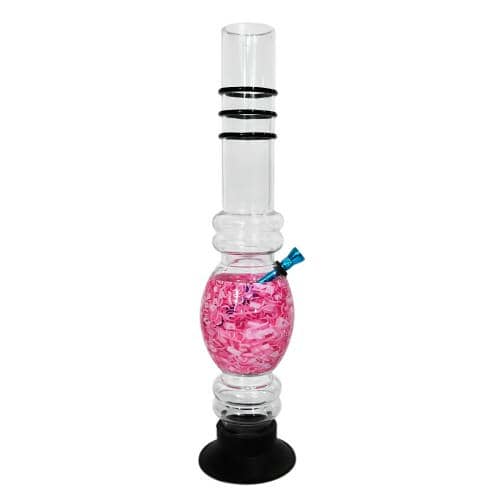 Plain Acrylic Ice Bong (16 Inch 50mm)