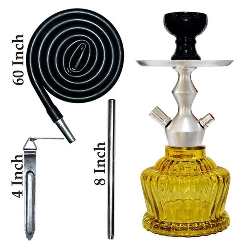 13 Inch krmaX Heavy QT hookah With Silicon Pipe