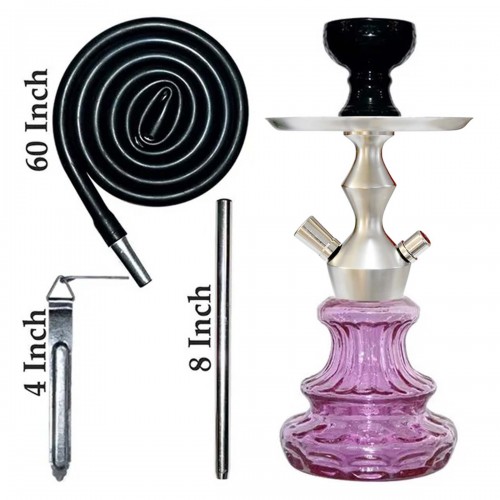 13 Inch KrmaX Lindoo Hookah With Silicon Pipe