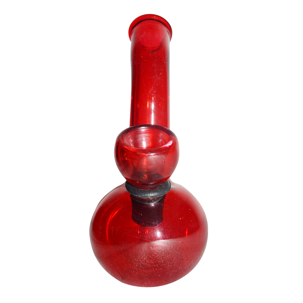 4 Inch Glass Ice Bong With Attractive Design 