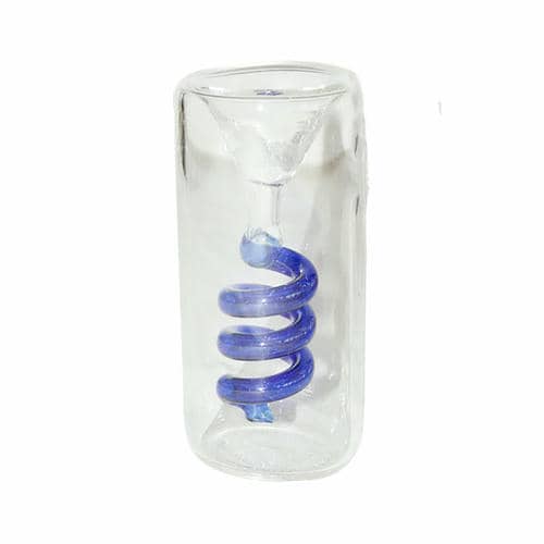 19mm Color Spiral  Glass Ash Catcher