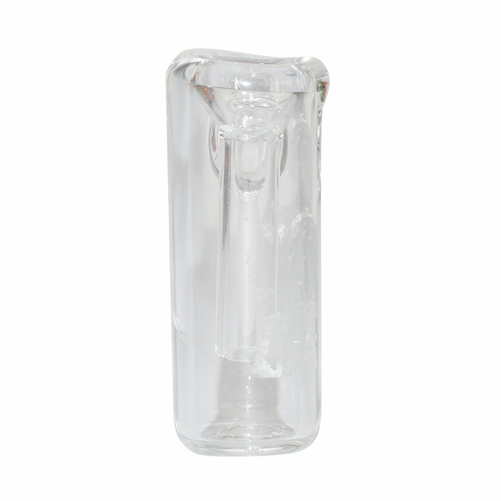 14mm Transparent Straight Shape One Leg Glass Ash Catcher