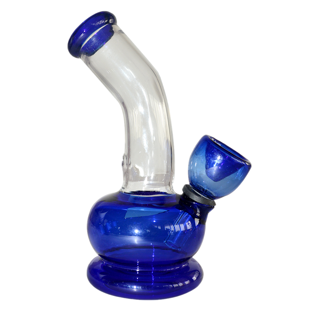 4 Inch Natural Color Glass Ice Bong 