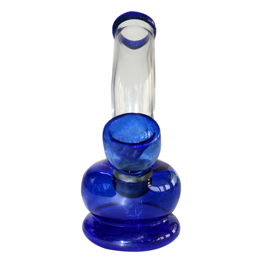 4 Inch Natural Color Glass Ice Bong 