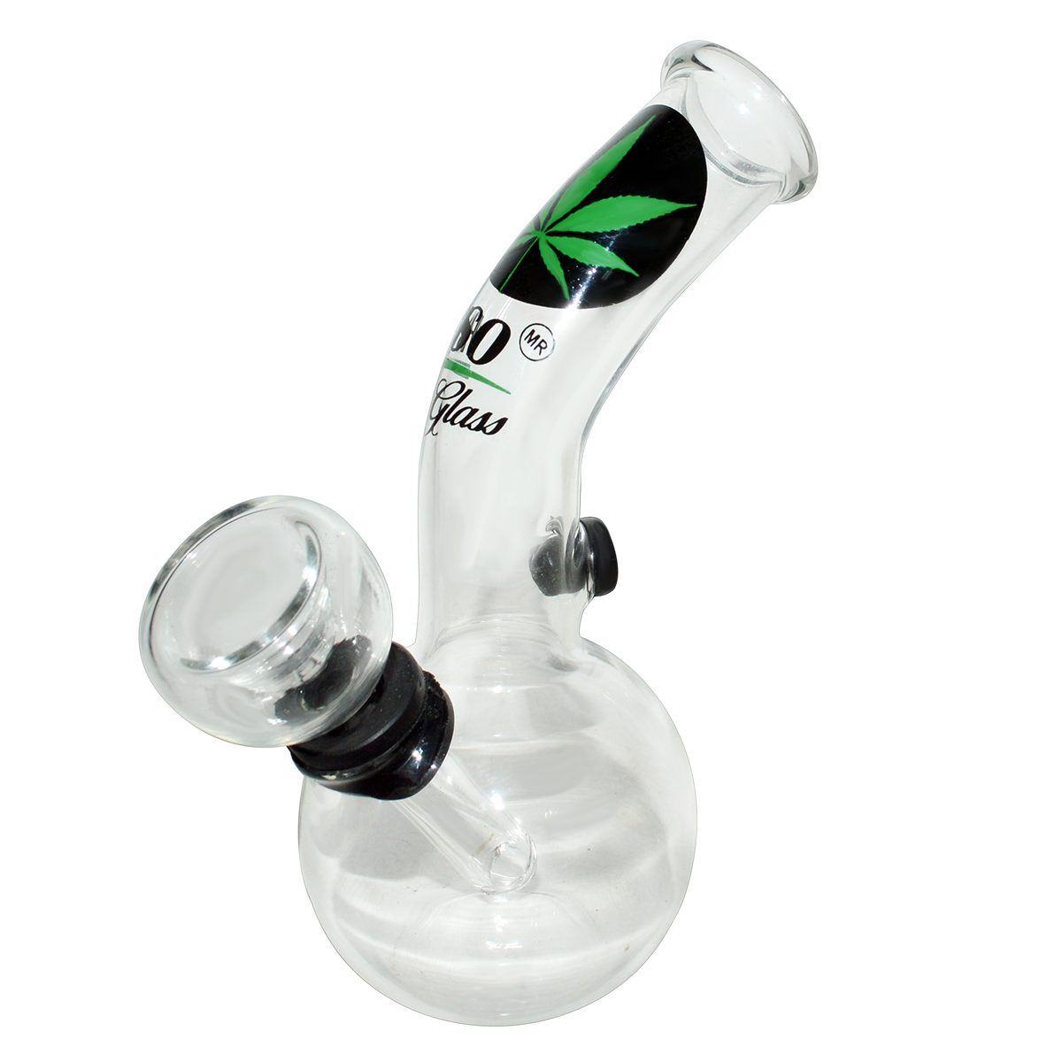 4 Inch Pocket Bong Decal Print Glass bong  