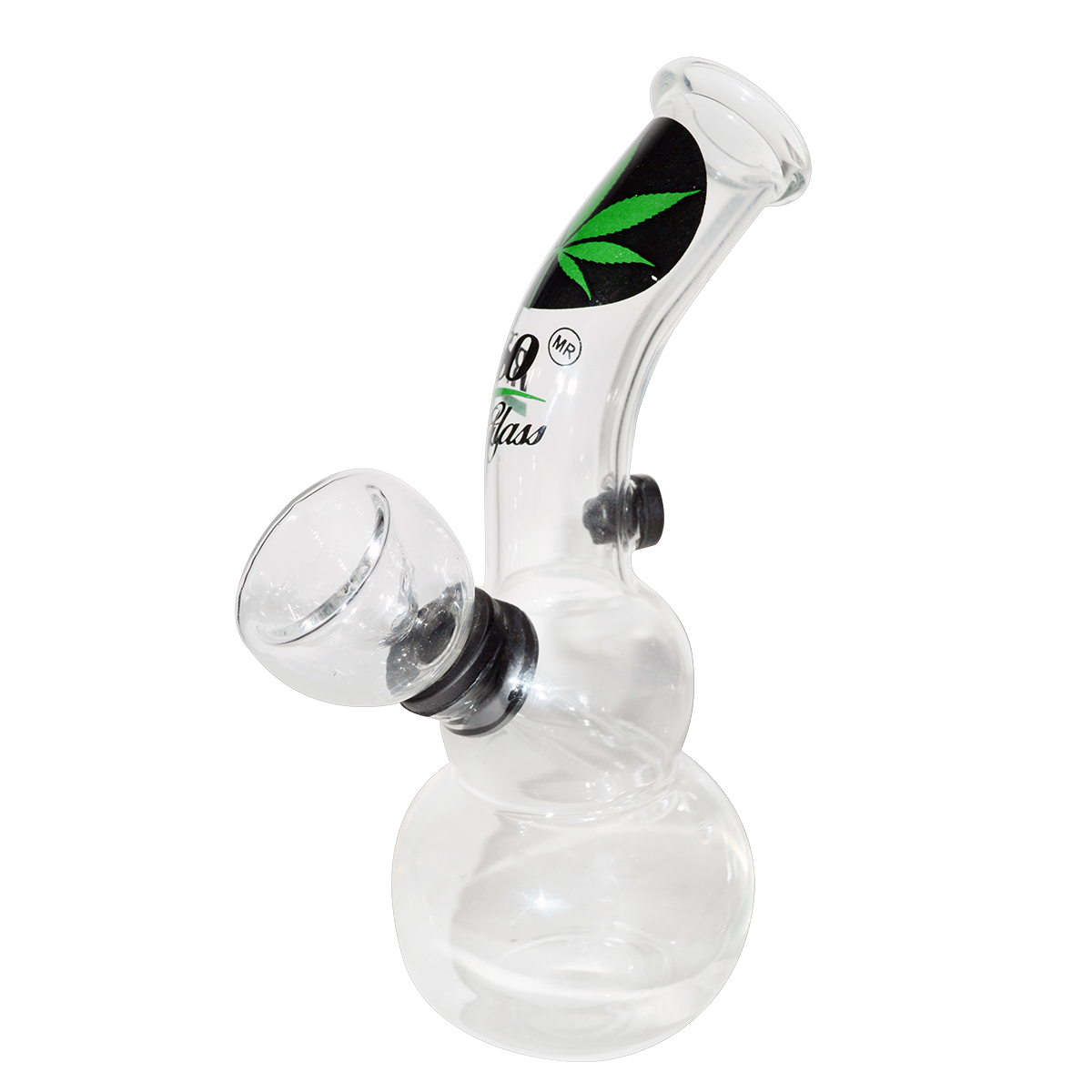 4 Inch Pocket Bong Decal Print Glass bong  