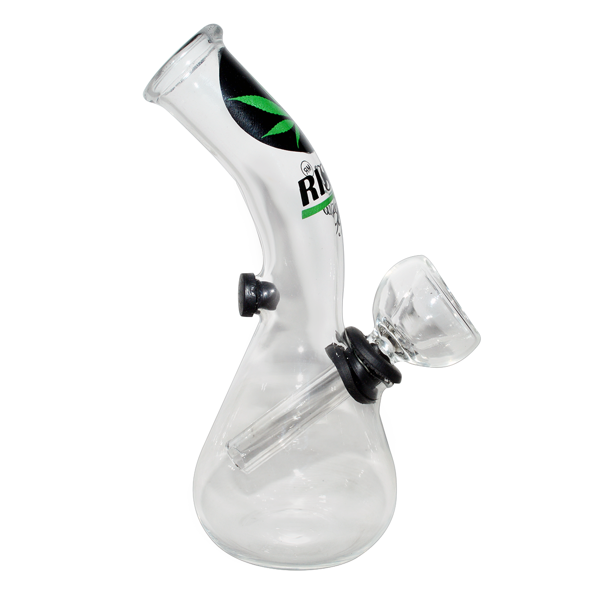 4 Inch Pocket Bong Decal Print Glass bong  