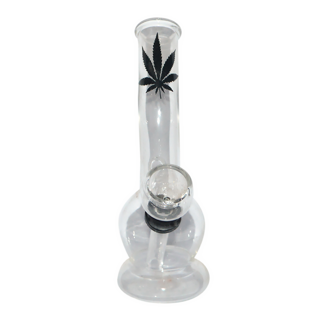 4 Inch Pocket Bong Decal Print Glass bong  