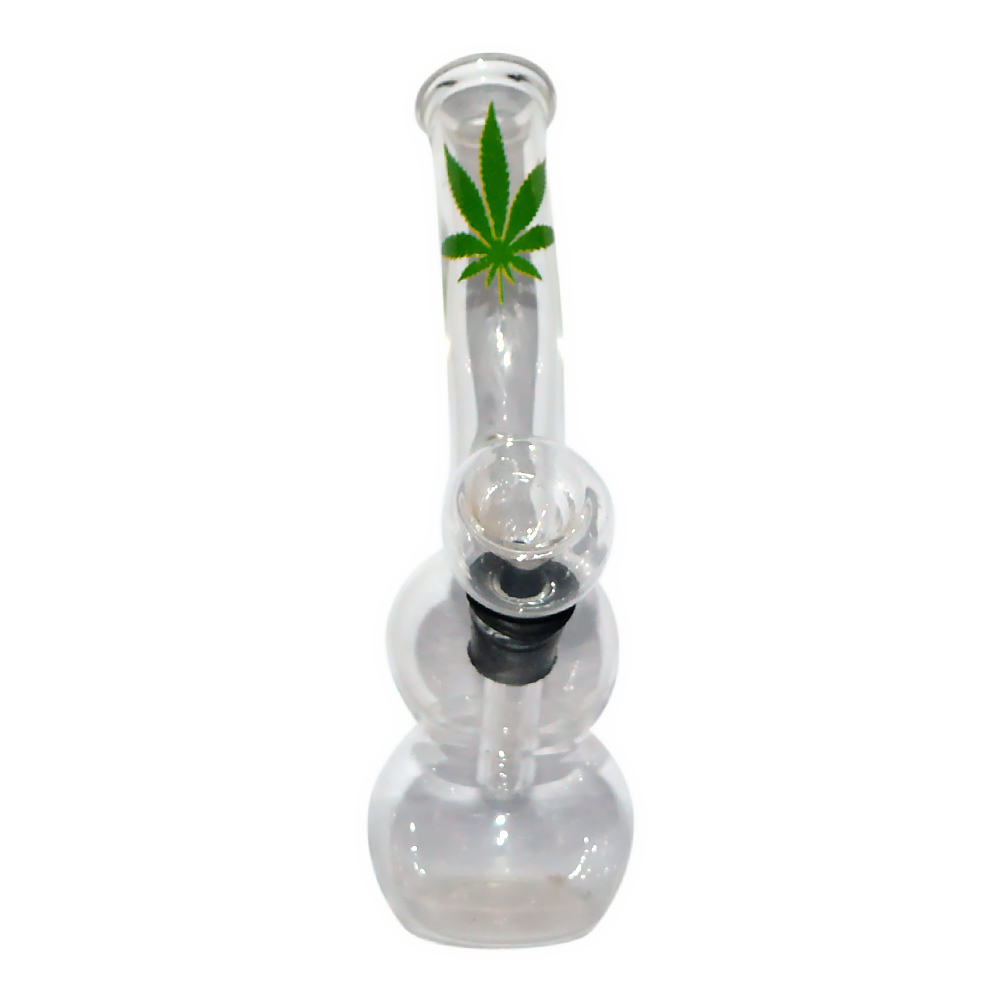 4 Inch Pocket Bong Decal Print Glass bong  