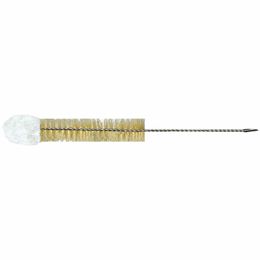 White Cotton Tip & Brown Cleaning Brush (30cm)