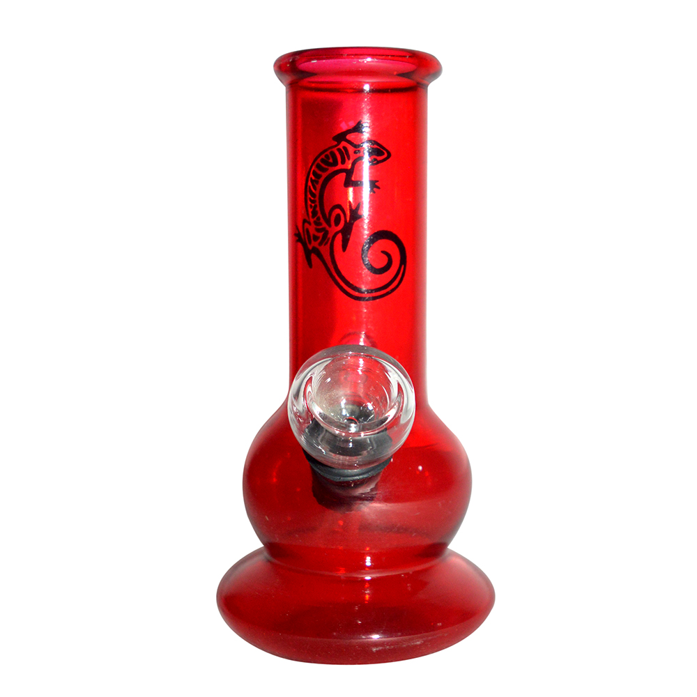 5 Inch Printed Color Decal Print Glass Bong 