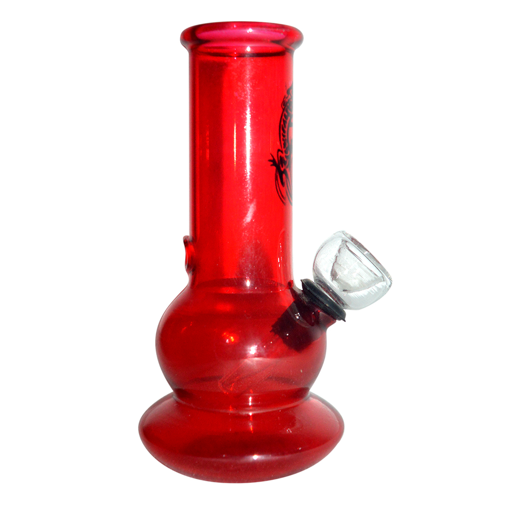 5 Inch Printed Color Decal Print Glass Bong 