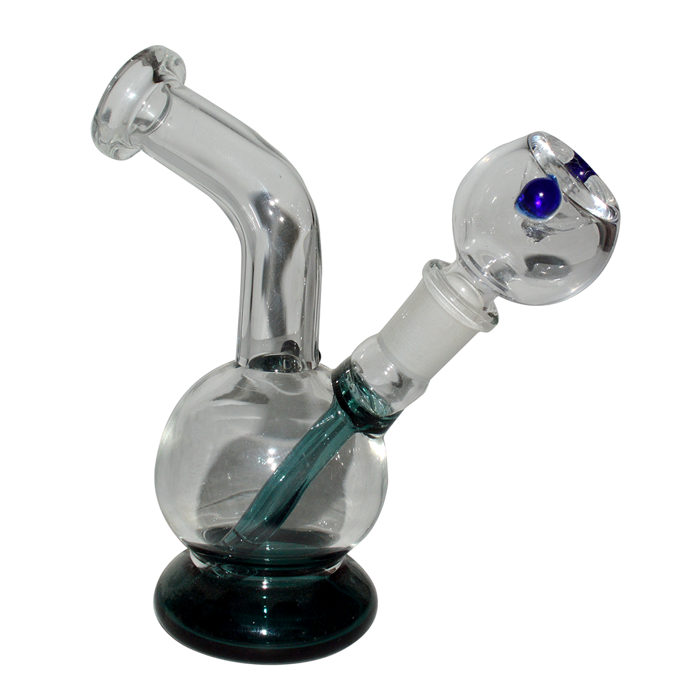 6 Inch Natural Color Glass Bong 