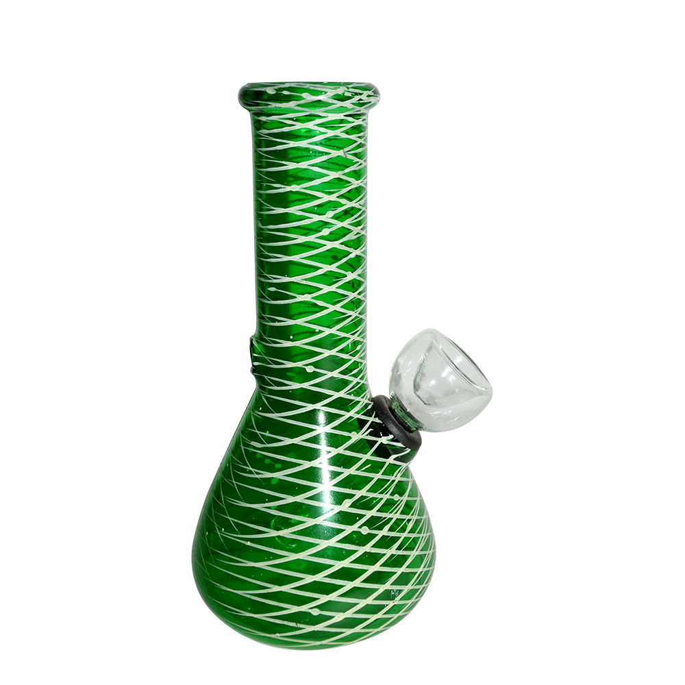 5 Inch Printed Color Glass Water  Bong 