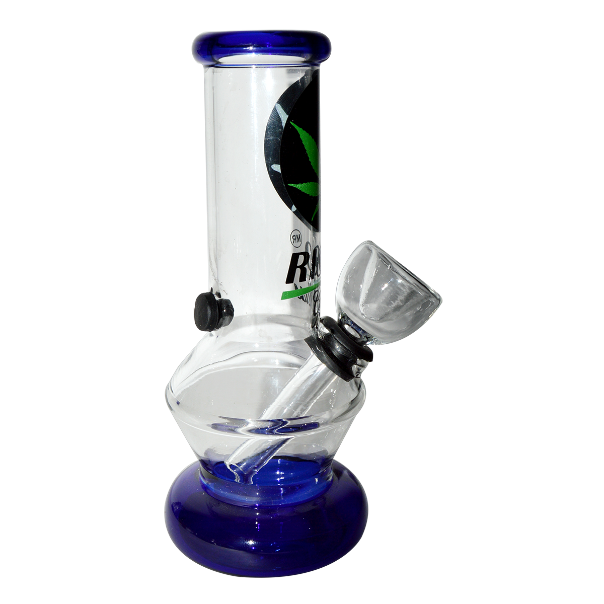 5 Inch Decal Print Glass Bong