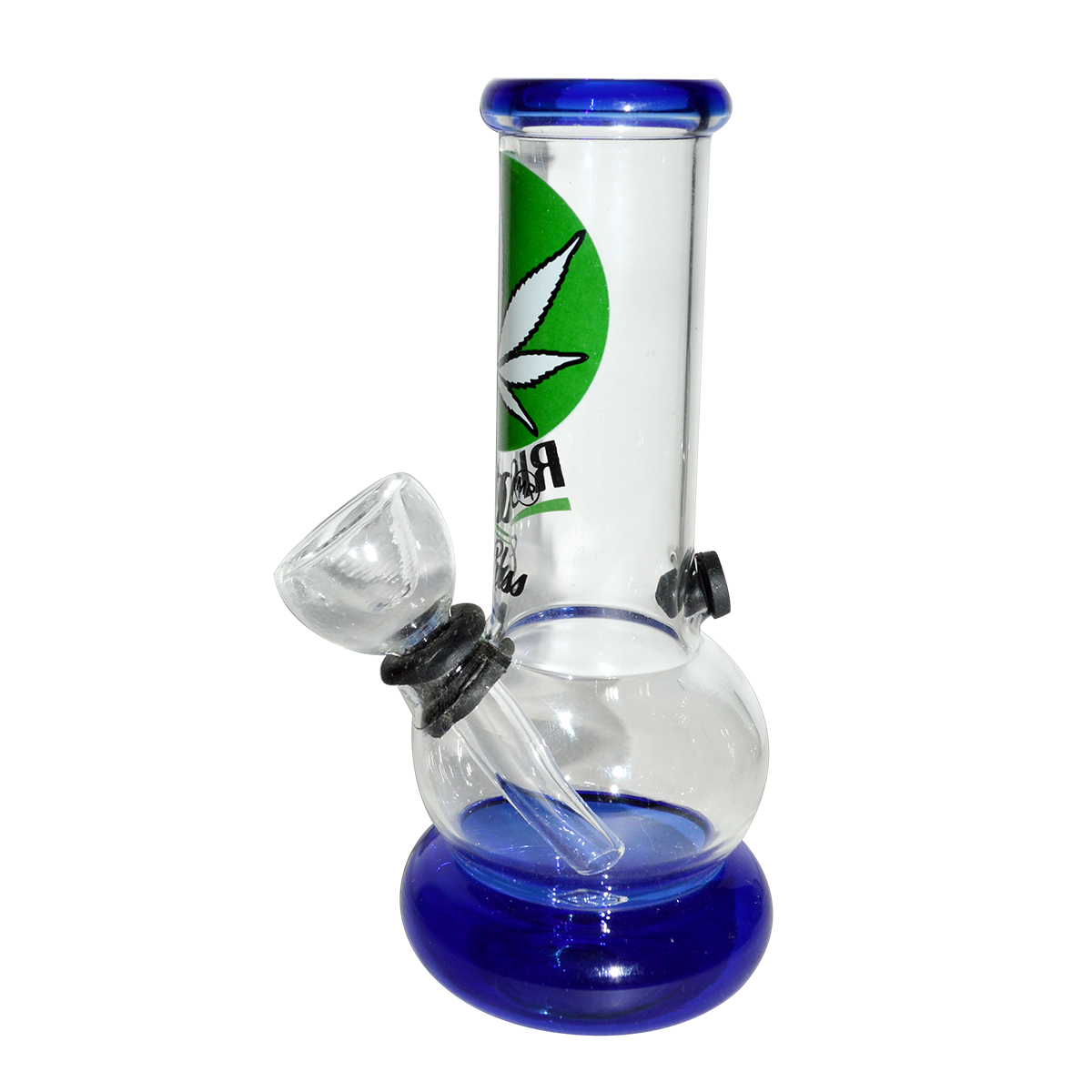 5 Inch Decal Print  Glass Bong 