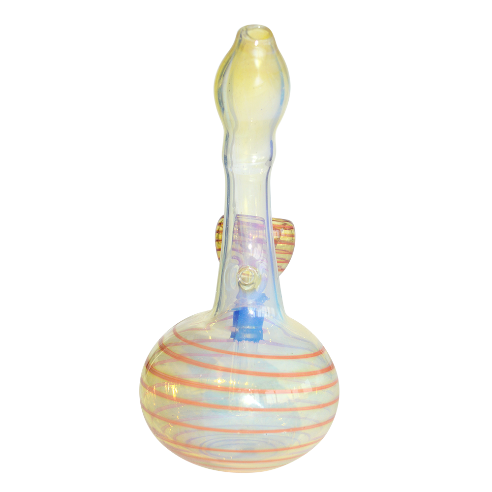 6inch Color Changing  Glass Bong Single Bowl 