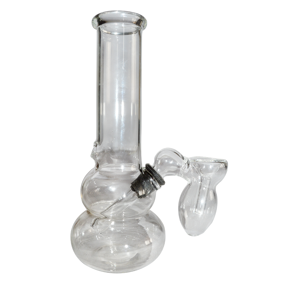 6Inch Double Bowl Glass  Bong 