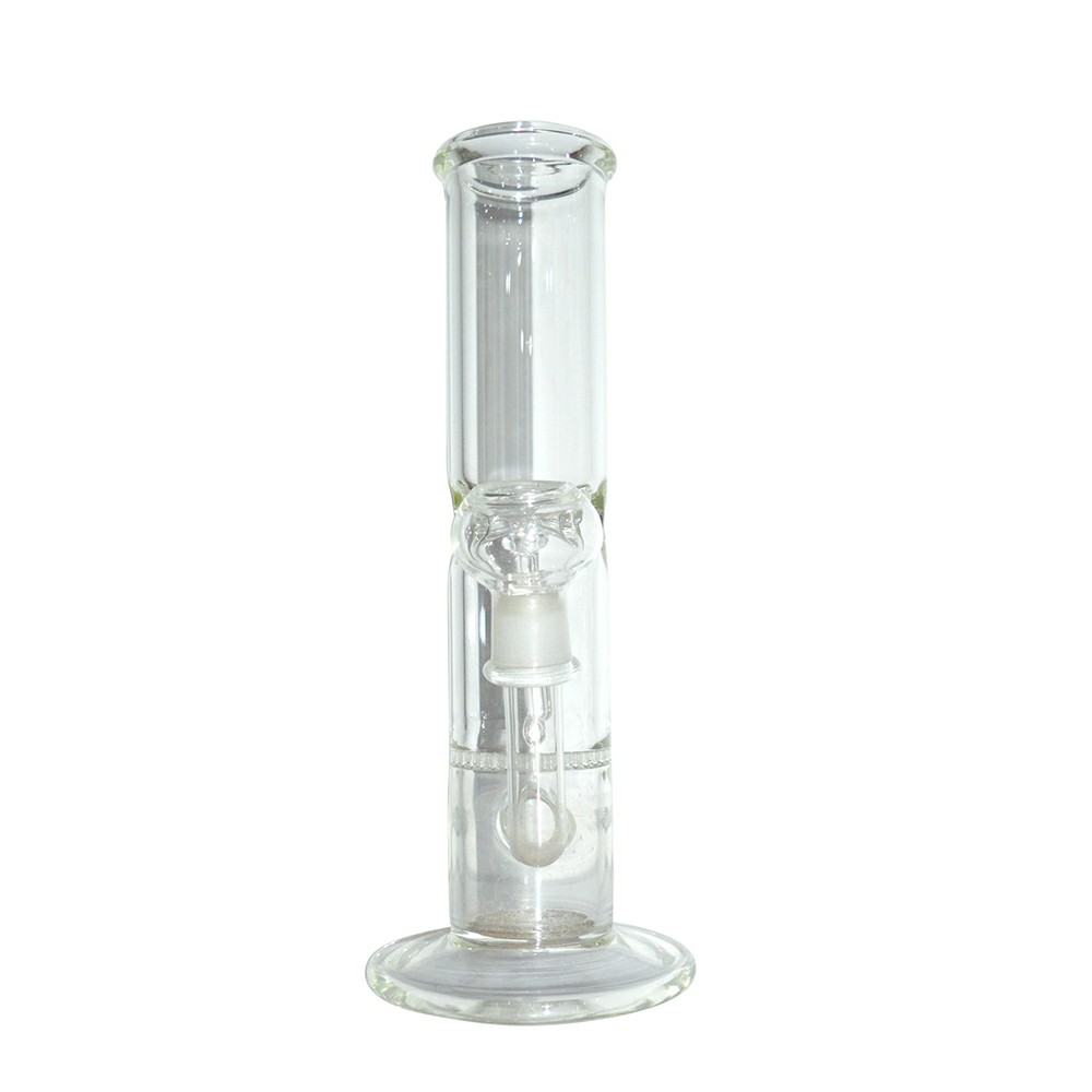 10 Inch Transparent Single Honey Comb Glass Oil Bong