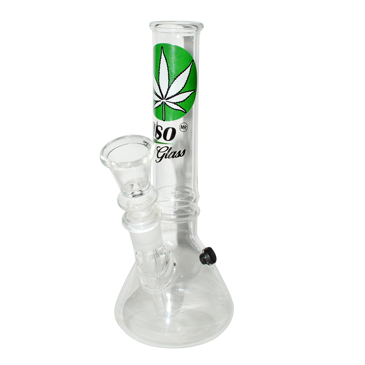 7 Inch Single Bowl Glass Ice Bong Water Pipe 